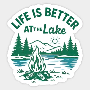 Life Is Better At The Lake Sticker